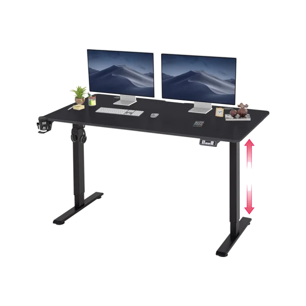 ميز گيمينگ گیم مکس مدل GAME MAX D140 CARBON EC MOTORIZED